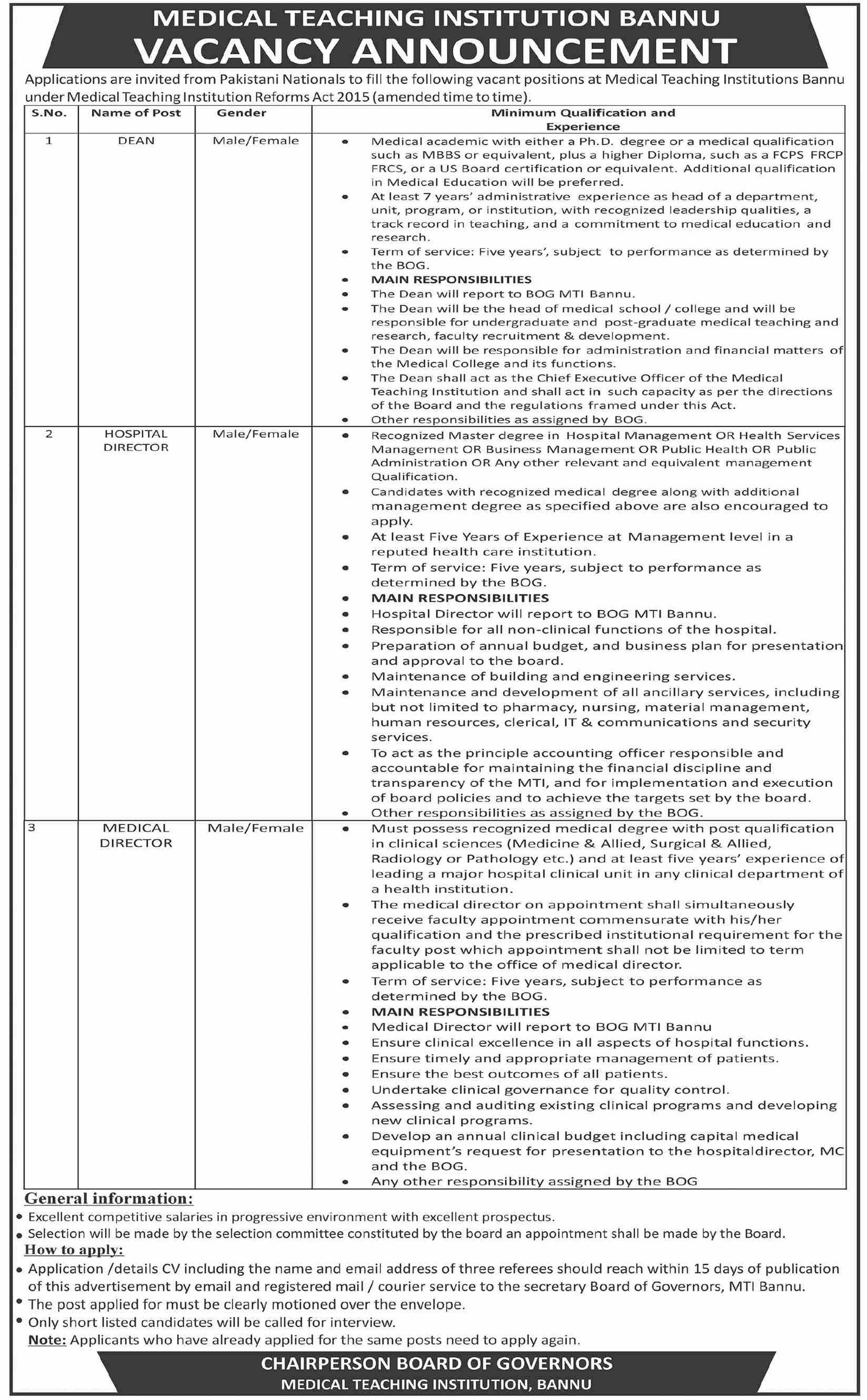 Hospital Director